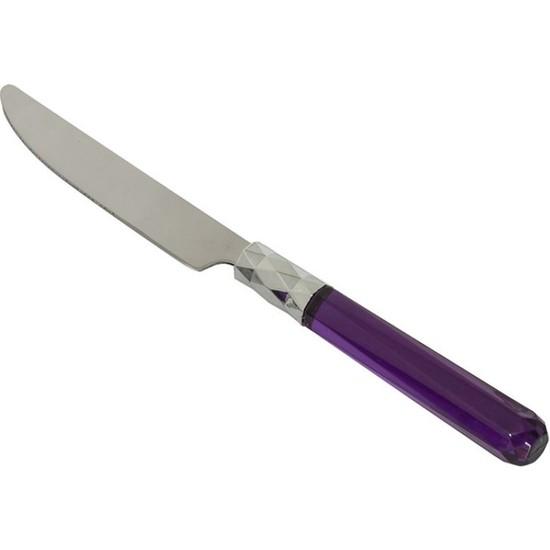 

EWS EW s Kitchenware Акриловый фиолетовый цвет Платиновый набор из 6 столовых ножей