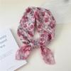 58 Floral Cotton Linen Scarf: Korean Ditsy Print Neckerchief for Spring, Summer, Autumn - Versatile Headband and Headscarf