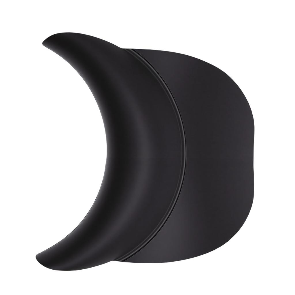 Shampoo Bowl Neck Rest with Suction Cup Soft Silicone Hair Salon Shampoo Sink Neck Cushion Black