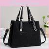 Womens Large Capacity Shoulder Handbag With Inner Zip Storage For Work And Leisure