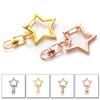 10pcs Swivel Craft Making Solid Color For Bag Keychain Hooks Clips Multifunction Metal Buckles DIY Star Shape Handmade Accessories