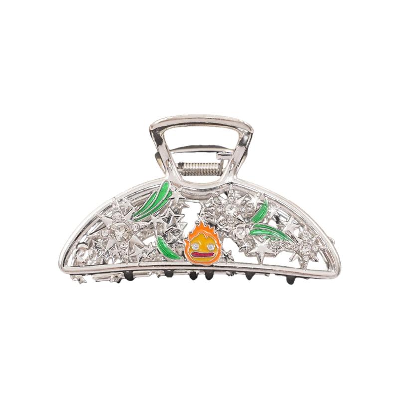 

Fashionable Loong Shaped Hair Claw Gold Silver Hairpin Secure Grip For Hair Bun Formal Event