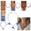 Sophisticated Freshwater Pearls Collar Necklace Adjustable Length Clavicle Chain Beaded Neckchain Ornament for Parties