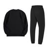 Li-Ning Comfortable Simple Knitted Casual Sports Suit Men Suit Black AWDUH57-549