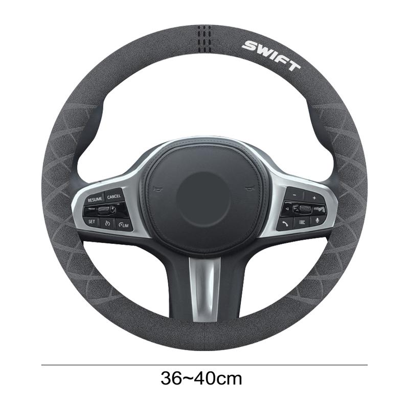 Car Steering Wheel Cover For Suzuki Jimny Swift Grand Vitara Ignis Alto Baleno SX4 Samurai S-Cross Celerio Ertiga Ciaz Equator