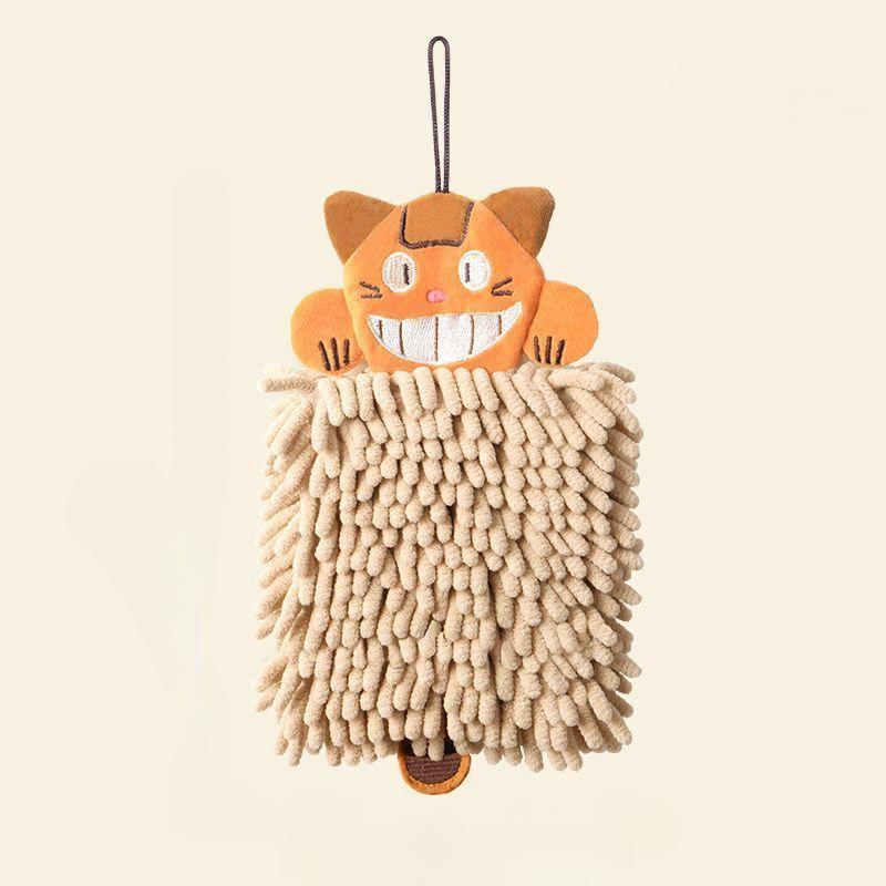 1/2/3PCS Cute Hand Towel Hanging Chenille Kitchen Thickened Absorbent Non-linting Quick-drying Towel Bathroom Children's Handkerchief