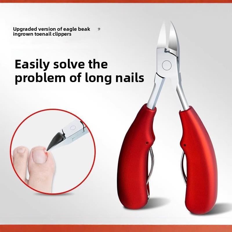 

Портативные бытовые кусачки для ногтей с клювом орла красный