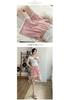 2026 New Style Striped Maternity Shorts with Lace Trim for Petite Women – Casual Wide-Leg Summer Pants Without Belly Support