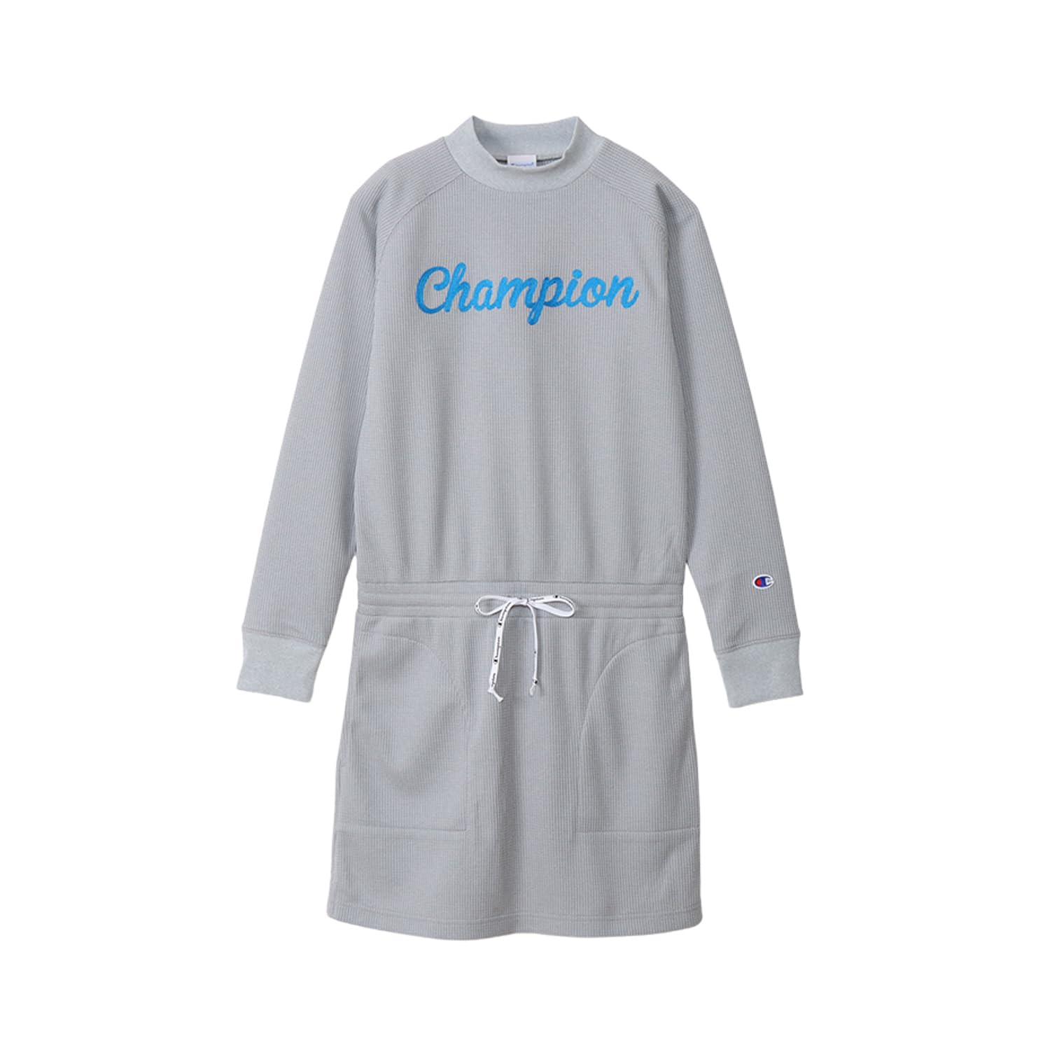 

Champion Long Sleeve Warm Graphic Logo Print Oxford Women s Anti-Static Dress, Gray, CW-YG404