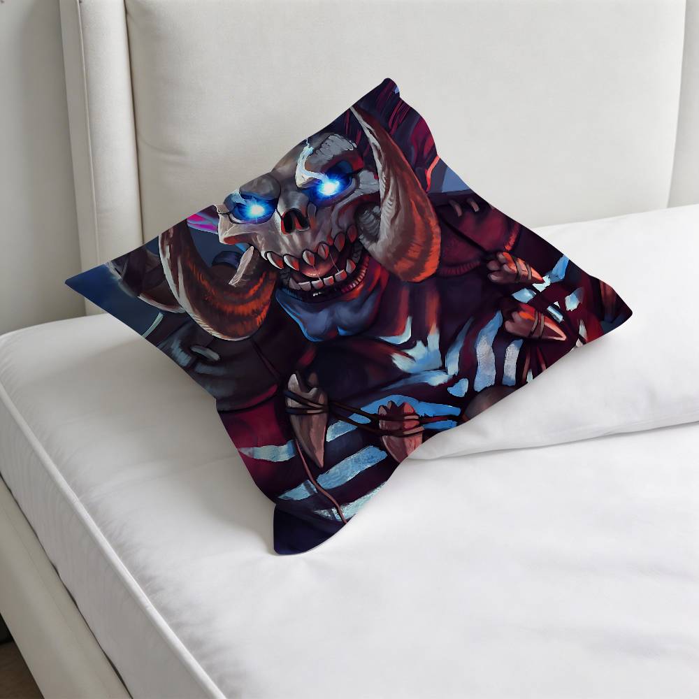 

WWorld of WWarcraft Fashion Square Pillow Case Durable Throw Pillow Cover for Sofa Couch Chair 30x30 cm