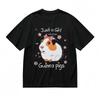 Women's All - Season Comfy Slight Stretch Classic T-Shirt Guinea Pig Graphic Tee