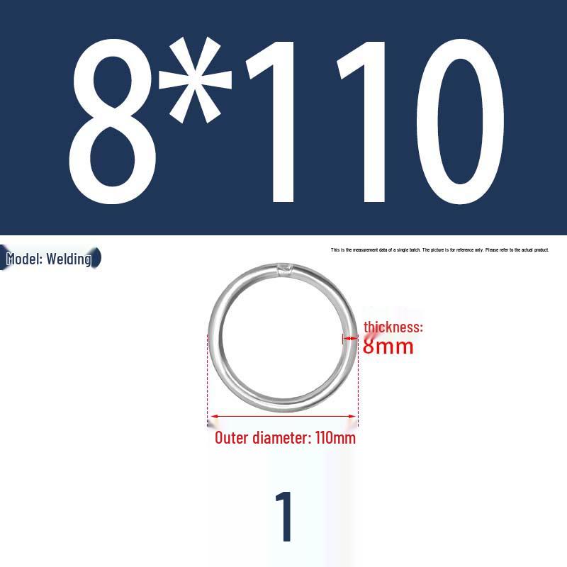 304 Stainless Steel Seamless O-Ring for Lifting and Hammock Yoga Connection