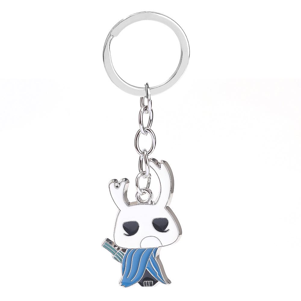 Hollow Knight Nyckelring Hänge Halsband - Huvudperson Design