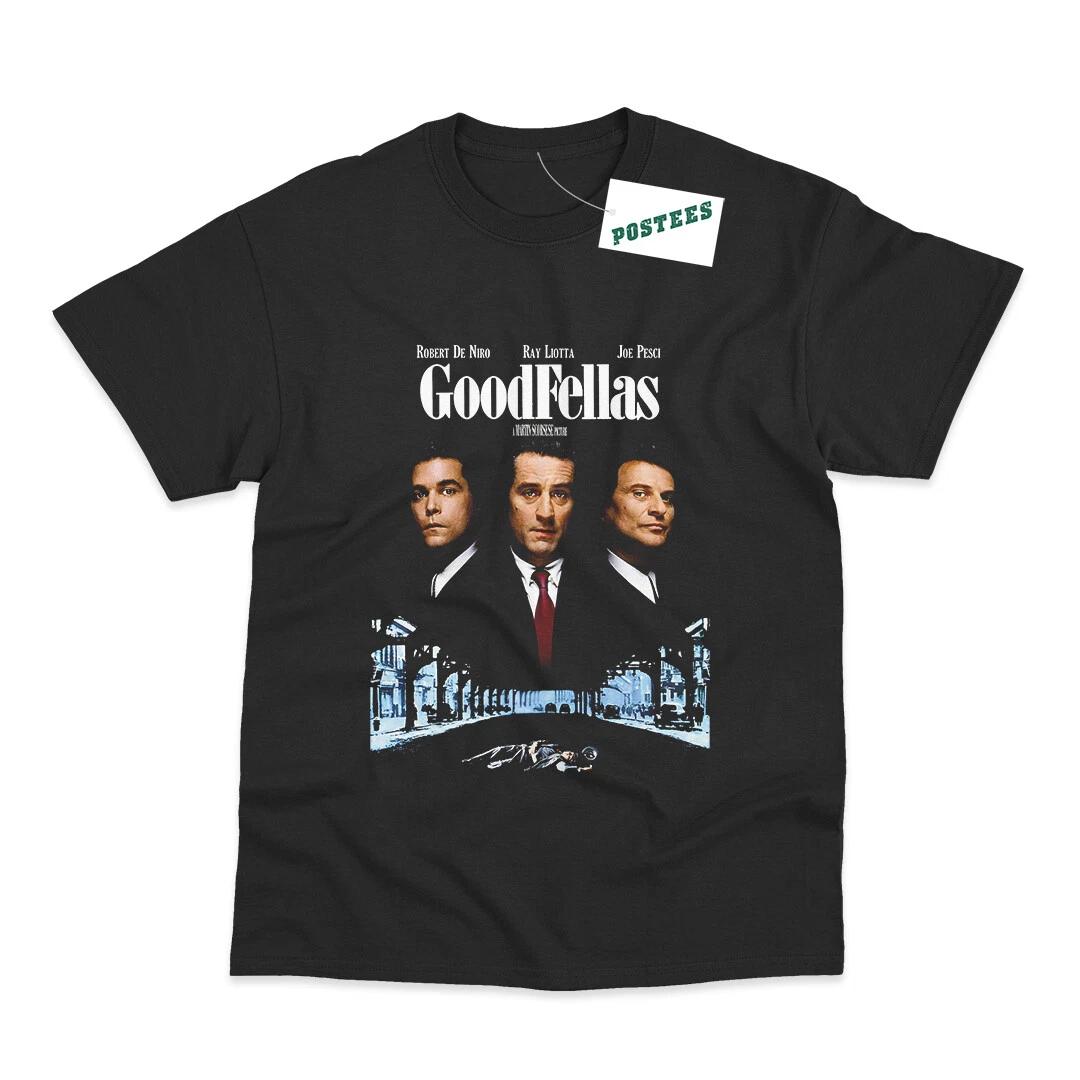 Retro Movie Poster Inspired By Goodfellas DTG Printed T-Shirt 4XL