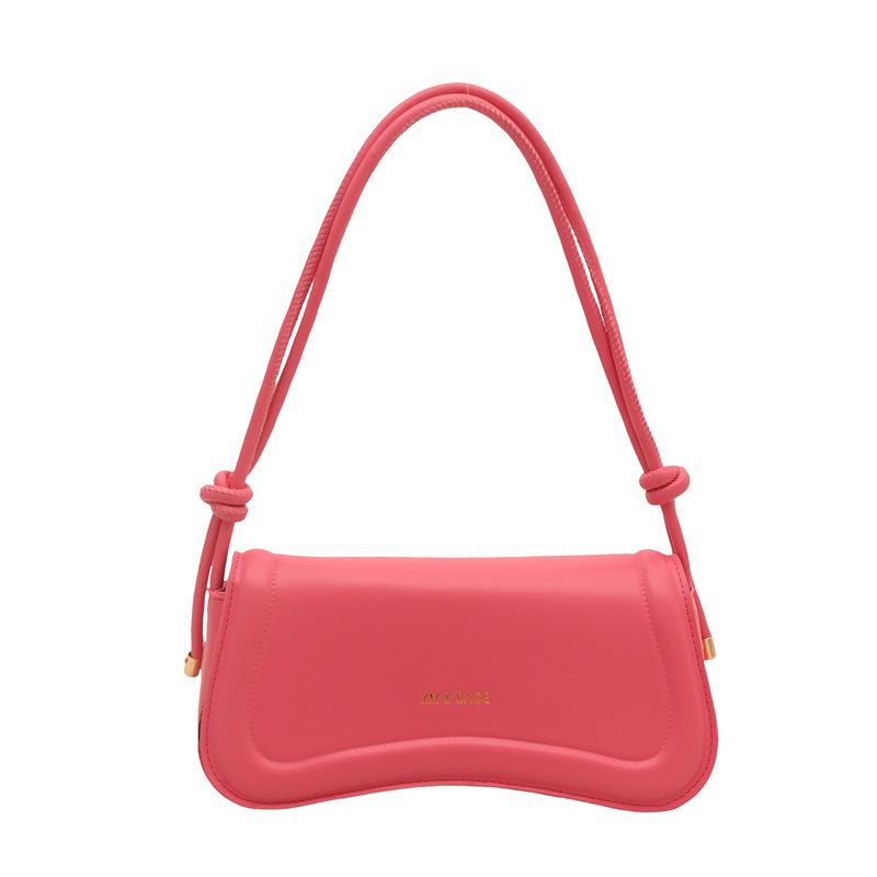 

Casual commuter shoulder bag armpit bag niche design bag women s summer new fashion fashion crossbody bag рожевий