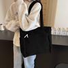 Fashion Velvet Bag Women's Autumn and Winter New Shoulder Armpit Bag Large Capacity Commuting Class Tote Bag