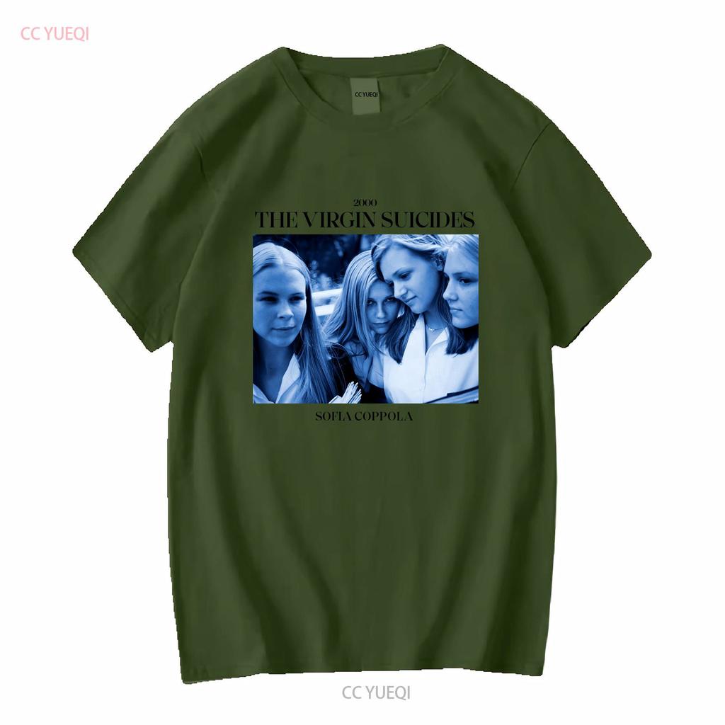 The virgin suicides book film sofia coppola director inspired T shirt TE vintage Washed Casual designer clothes Breathable