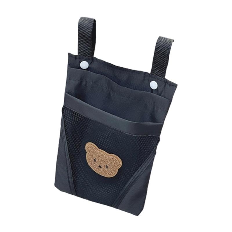 

Kids Scooter Hanging Bag Cartoon Animal Pattern Large Capacity Organiser with Large Pocket for Bicycles Strollers