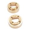 2pcs Wheel Weight Blocks Replacement for MK07 1 7 RC Car High Density Brass Wheel Counterweights