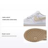 Air Force 1 GS Weiß Hellkhaki Kinder-Sneaker FV5948-118