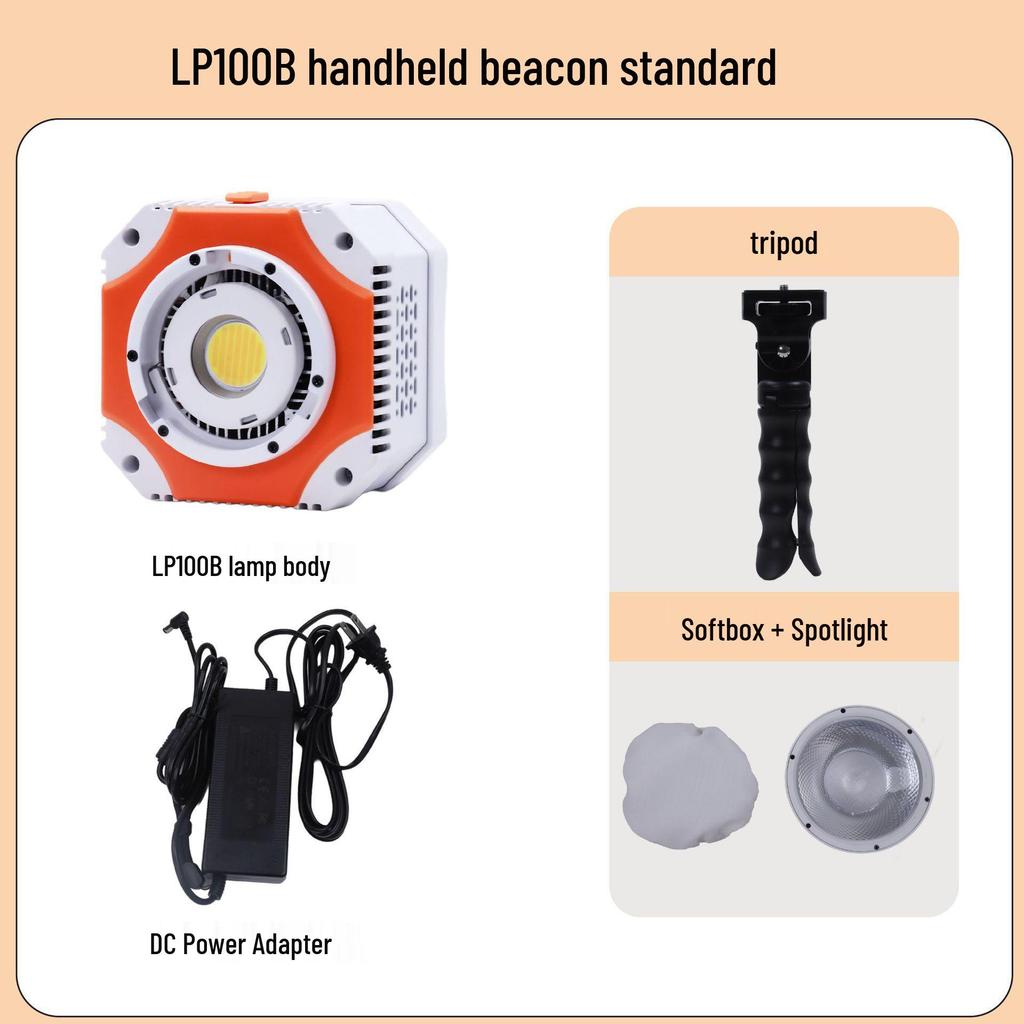 150W Handheld RGB+CW Outdoor Fill Light for Live Streaming & Photography