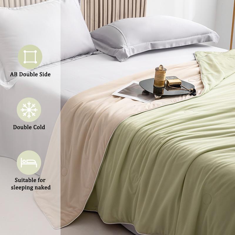 Peter Khanun Cooling Blankets Smooth Air Condition Comforter Lightweight Summer Quilt With Double Side Cold Skin-Friendly