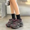 Fashion Platform Functional Wind Dad Shoes Women's Spring New Non-slip and Wear-resistant Leather Breathable Casual Sports Shoes