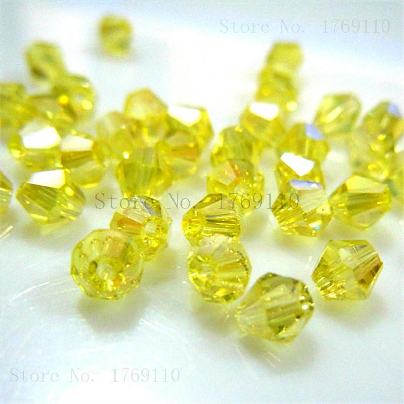 Isywaka Sale U Pick Color 3mm 4mm 6mm 8mm Bicone Austria Crystal Bead Charm Glass Bead Loose Spacer Bead for DIY Jewelry Making
