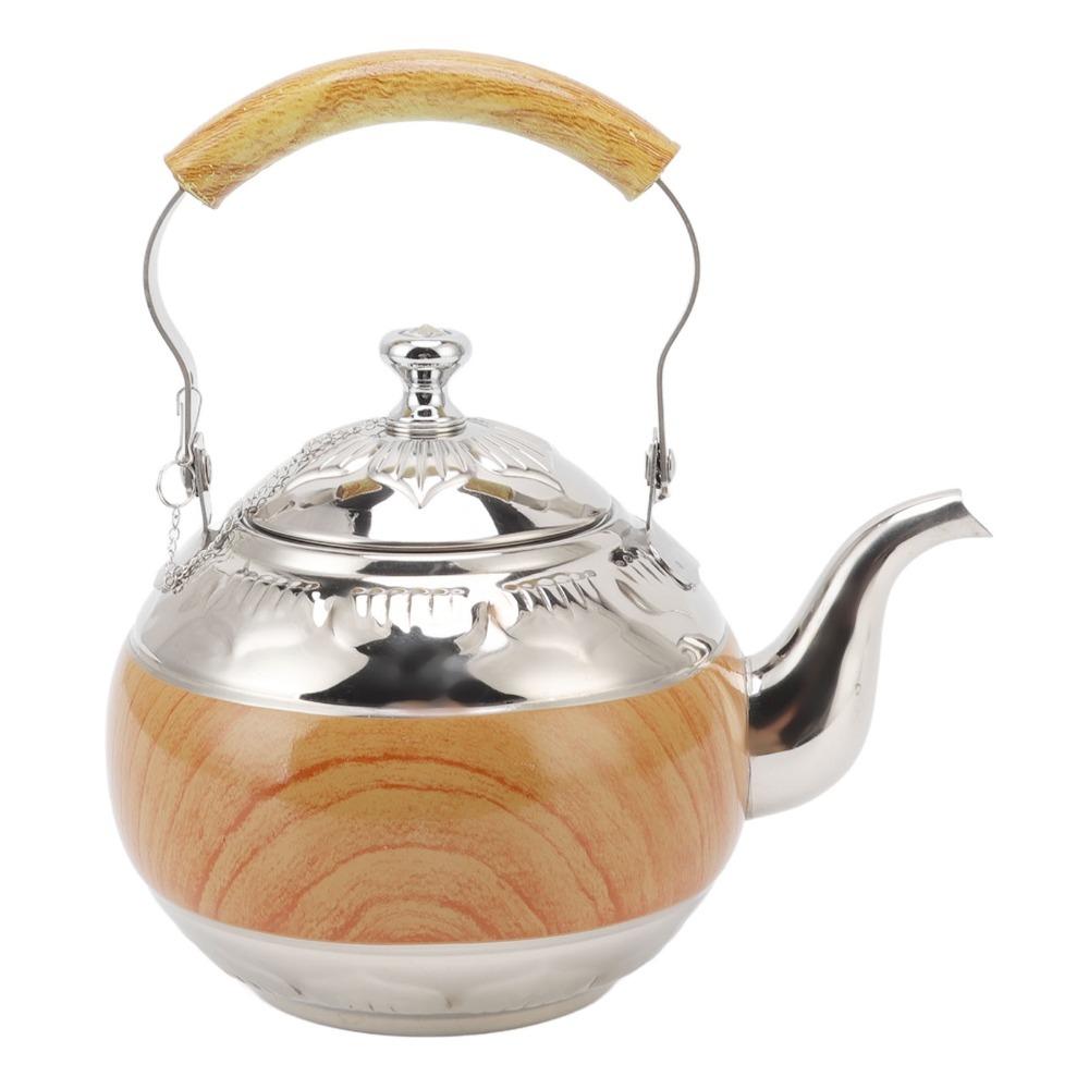 1L Capacity Tea Kettle Thickened Wall Water Kettle Modern Kitchen Accessory  Office Use