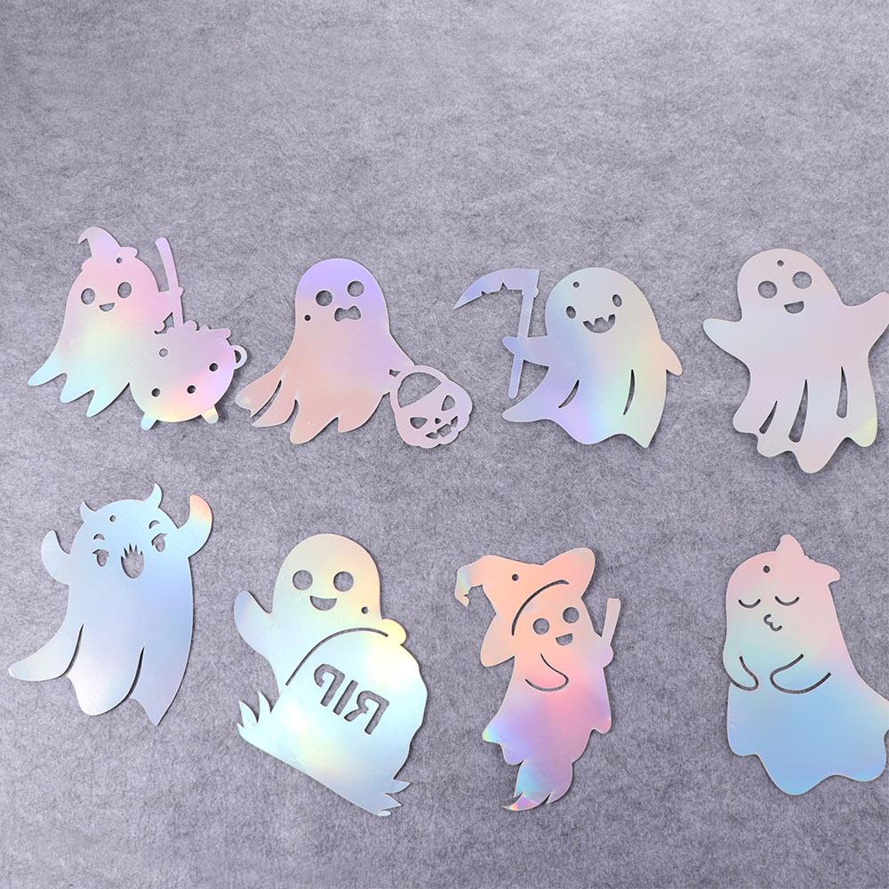 Spooky Ghost Hanging Garland Paper Spiral Banner  Birthday Celebration