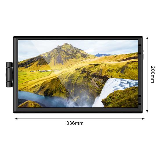14,1-tommers bærbar utvidelsesskjerm FHD IPS HDMI-kompatibel Type-C 3.1 Justerbar datamaskin bærbar datamaskin telefon utvidelsesskjerm