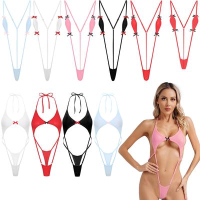 Women's One Piece Swimsuit Bikini Thong Monokini Swimwear Sexy Teddy Lingerie