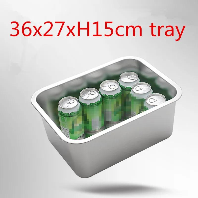 Square 304 Stainless Steel Circular Hole Rectangle Vegetable Fruit Washing Kitchen Utensil Colander Kitchen Sink Wash Basket