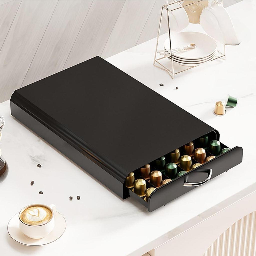 Coffee Pod Organizer Drawer for Home And Office Countertop