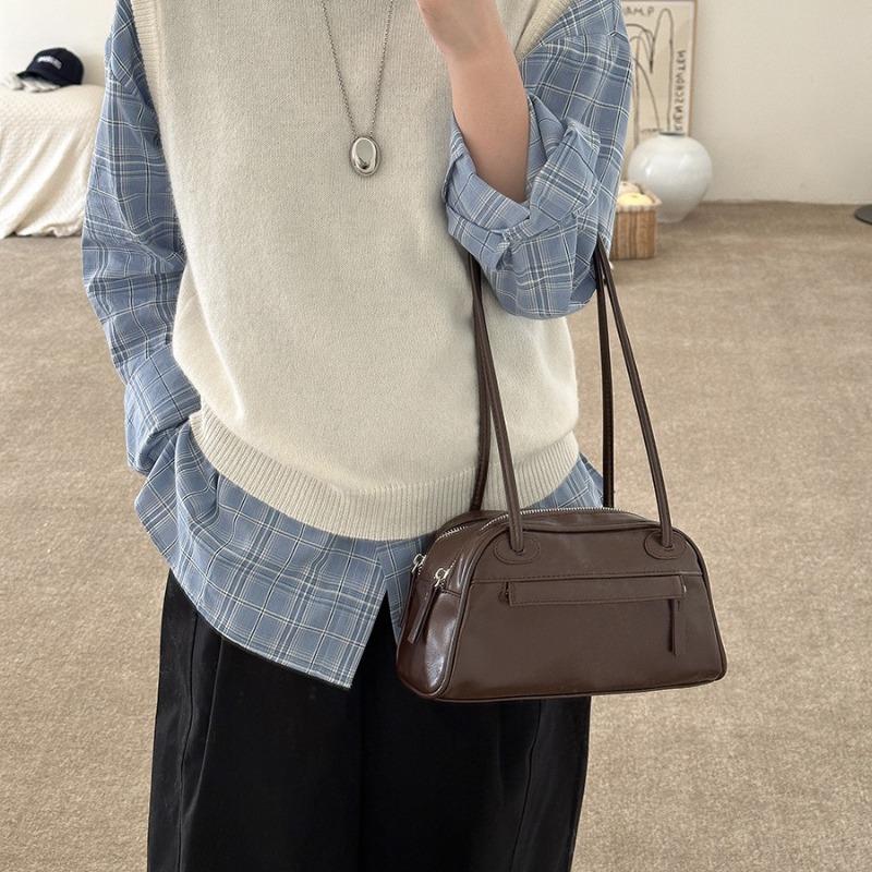 New Fashion Shoulder Bag Women's Bag Versatile Texture Double Armpit Bag Women's Niche Design Commuter Bag