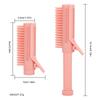 2in1 Scalable Curling Comb Anti-Static Head Massager Curl Hair Roller Brush Hair Styling Tool High Headtop Hairdressing Comb