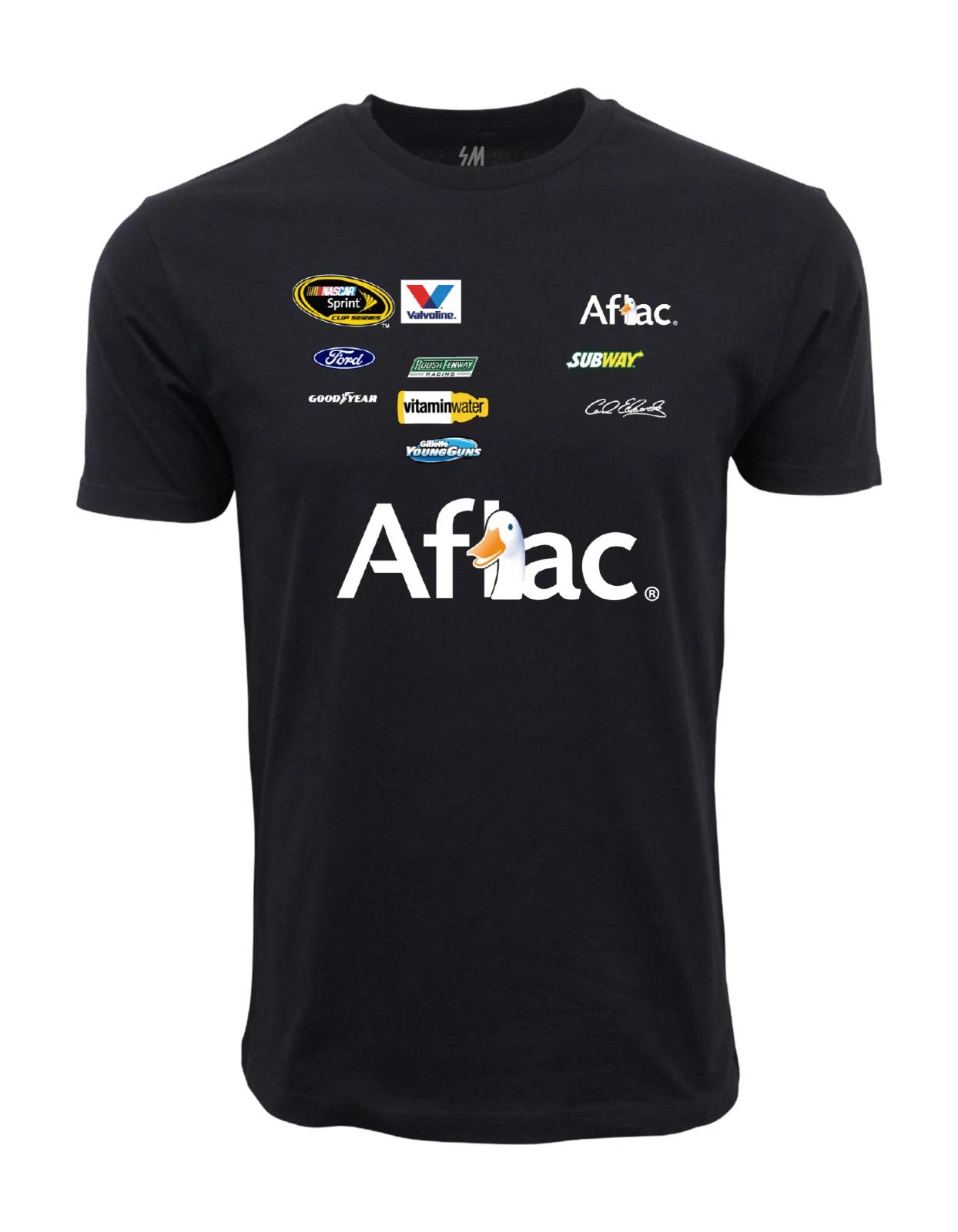 Unisex Adult Casual Graphic Aflac Formula Racing Graphic T shirt T-... XXXL