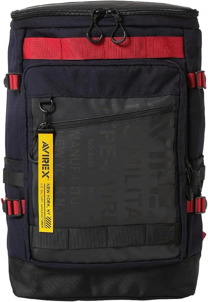AVIREX Rucksack Daypack Backpack Fuse Box Navy Red (AVIREX) 3.