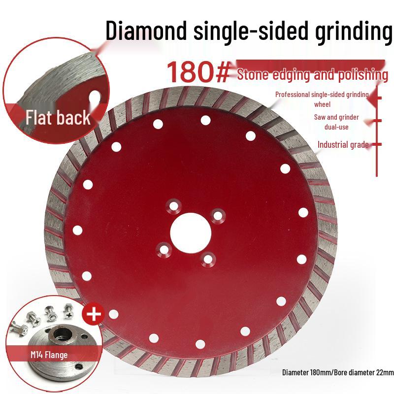 Diamond Grinding Disc for 100 Angle Grinder – Granite, Concrete, Stone Trimming 180mm Thick Saw Blade