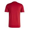 Adidas Entrada 26 Time de Futebol Power Manga Curta Tamanho Pequeno Camisa Masculina, Vermelho/Branco (EA665), Camiseta, (JZ2501)