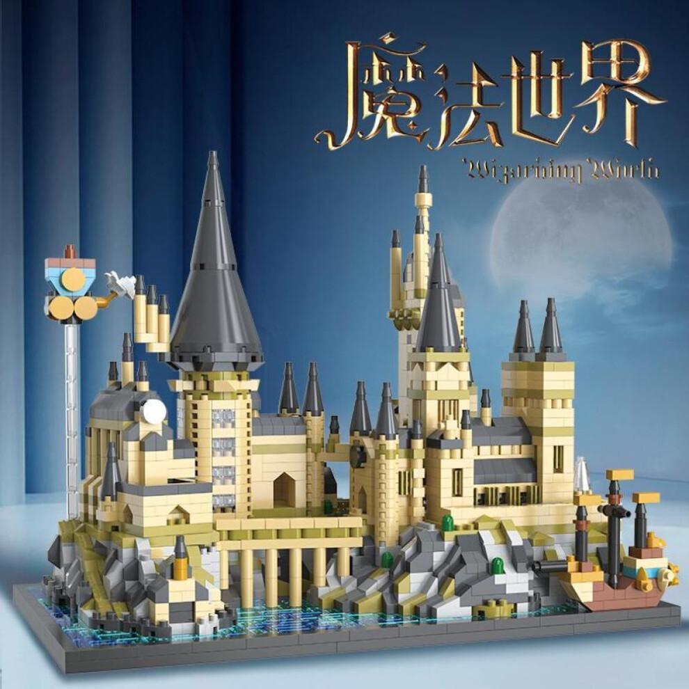 (Hogwarts School-2743Pcs) 2743Pcs Hogwarts School of Witchcraft and Wizardry Harry Potter block Home decoration Birthday Gift For Kids