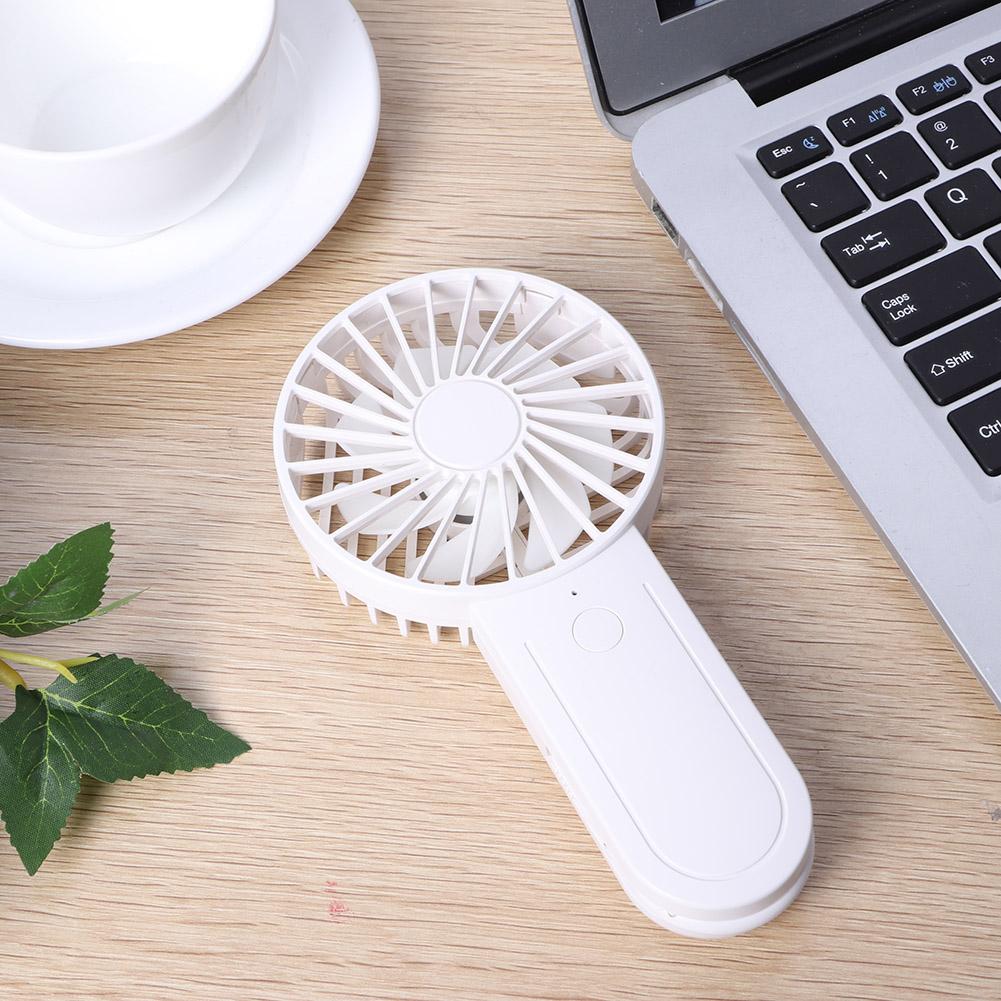 Mini Handheld Fan Telescopic Hook Fan USB Charging for Travel Office Room