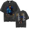 J Cole The Fall Off New Album  Tour Cover Tshirt Men Women Fashion Vintage Washed T Shirts Summer ONeck Oversized T Shirt