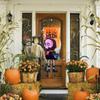 Horror Halloween Door Hanging Flags Trick or Treat Dwarf Pumpkin Pendant  Halloween