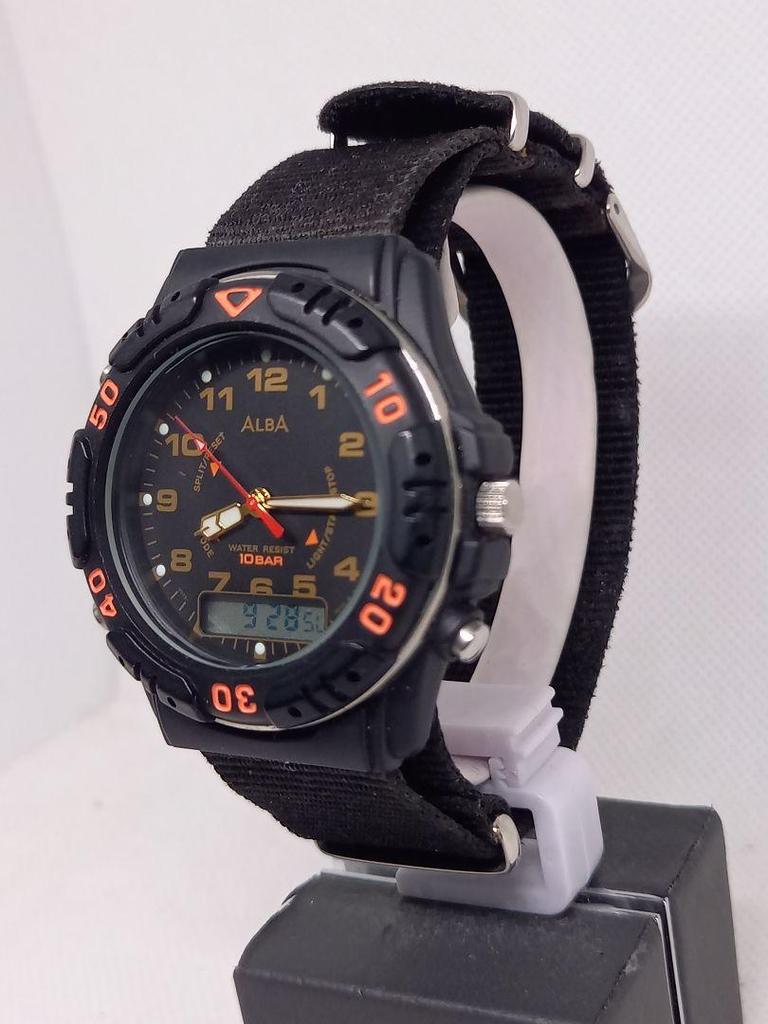 [USED] Seiko ALBA Analog-Digital Watch, 10 Bar Water Resistant