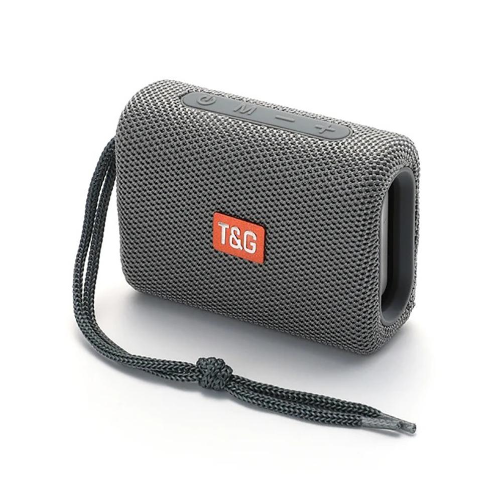

Waterproof Bluetooth Speaker Mini TF Card FM Radio Portable HIFI Loudspeaker Box Outdoor сірий