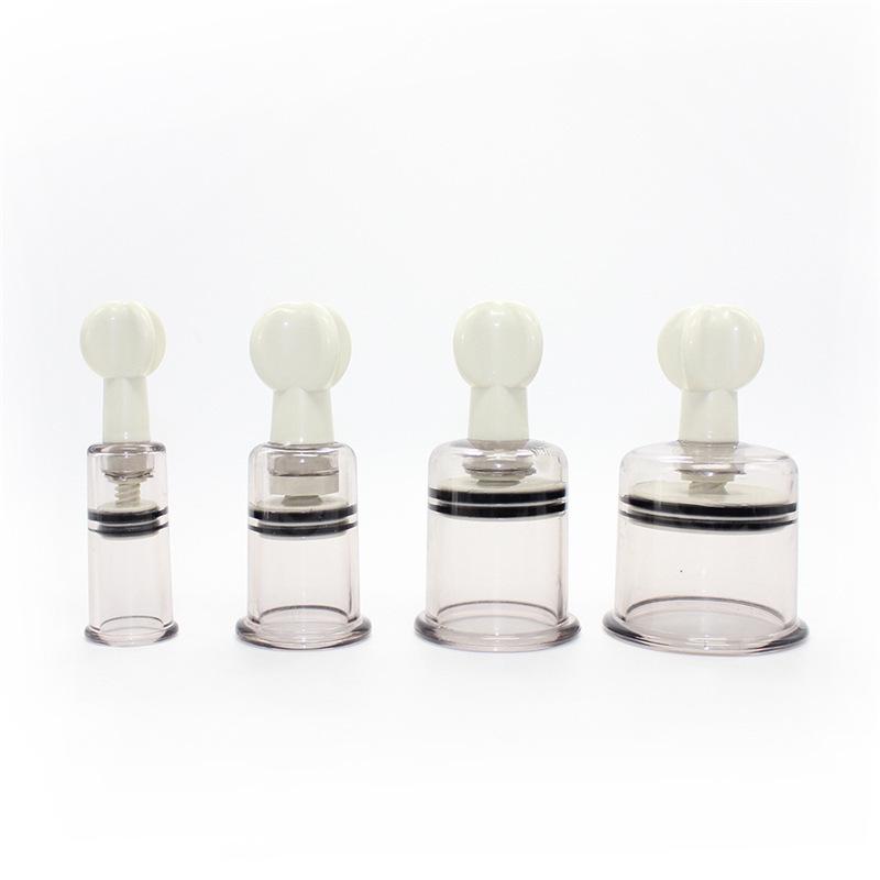 Women's Nipple Suction Cup Massager & Clamp - Vacuum Suction Training & BDSM Flirting Toy