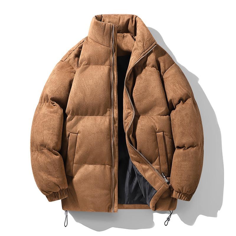 Cotton clothes men's winter stand-up collars youth thickened warm bread clothes windproof and coldproof tops jackets cotton clothes