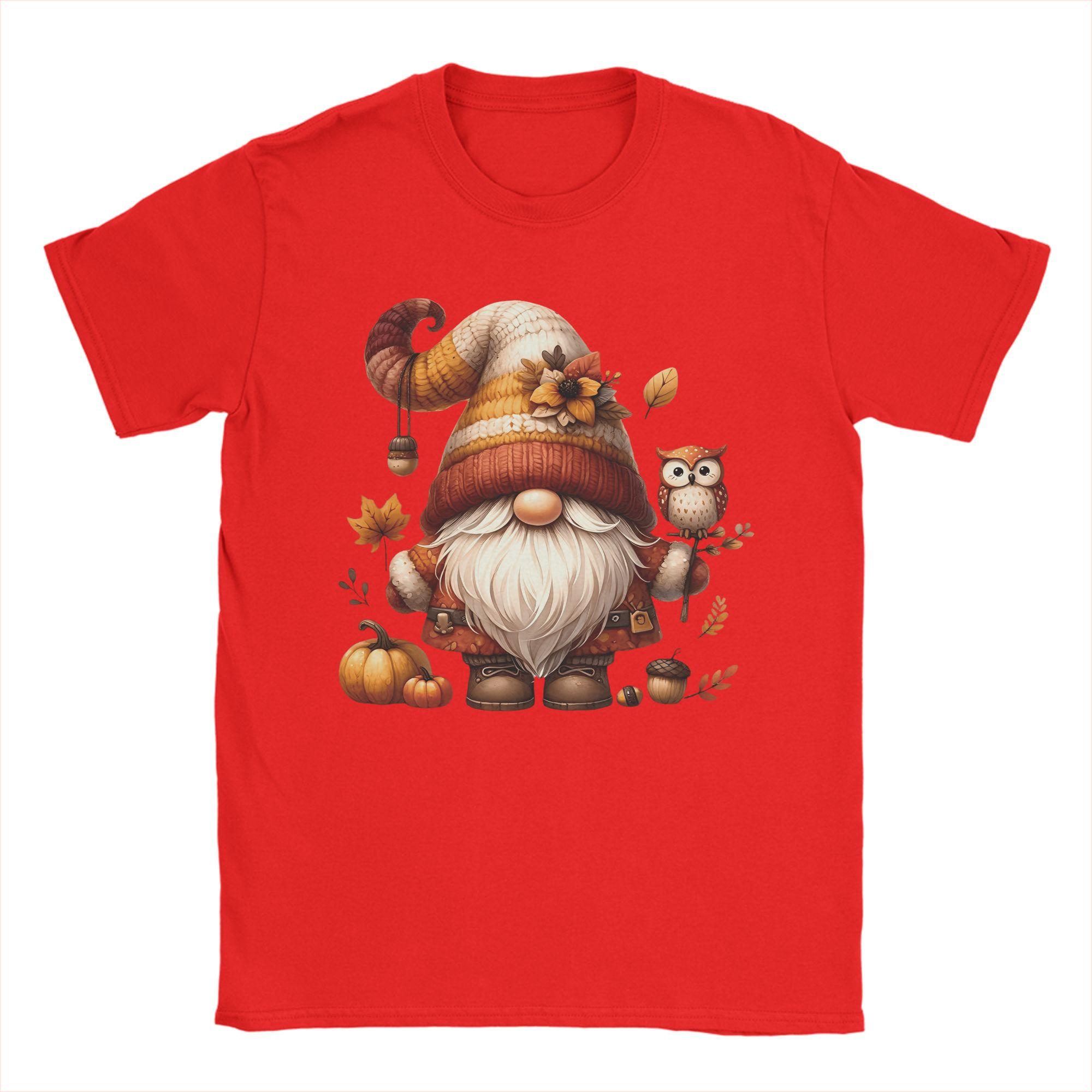 Thanksgiving Day Dwarf T-Shirt Summer  Cotton T-Shirts For Men Trending Design Tee Shirt Short Sleeve Y2K Funny Top Tees S