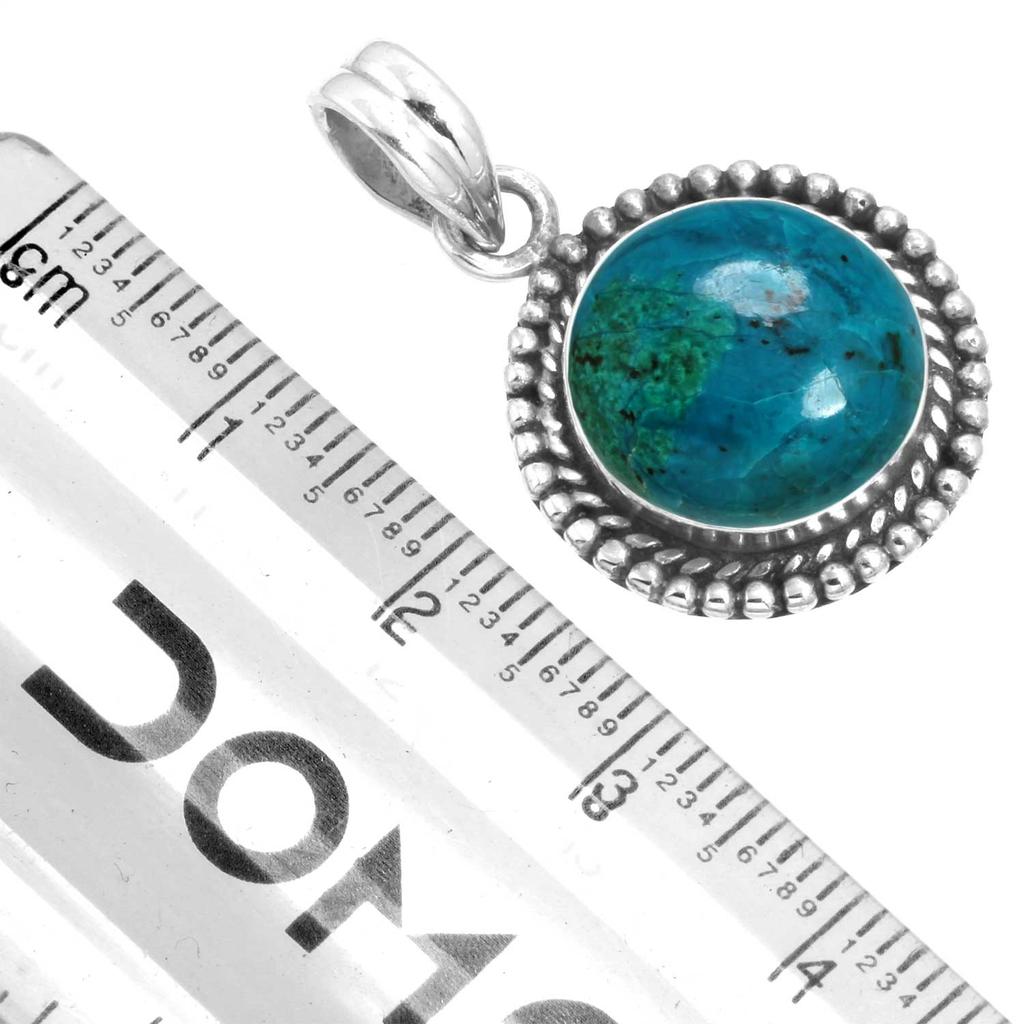 925 Sterling Silver Pendant Women Gemstone Handmade Jewelry Birthday Gift Amazonite Angelite Blue Opal Botswana Agate Mohave Azurite Chrysocolla